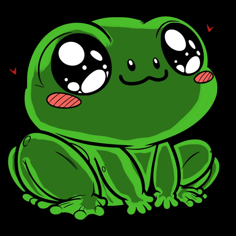cute frog person realistic