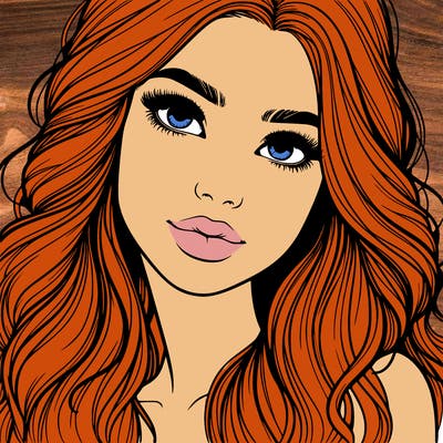 beautiful realistic girl