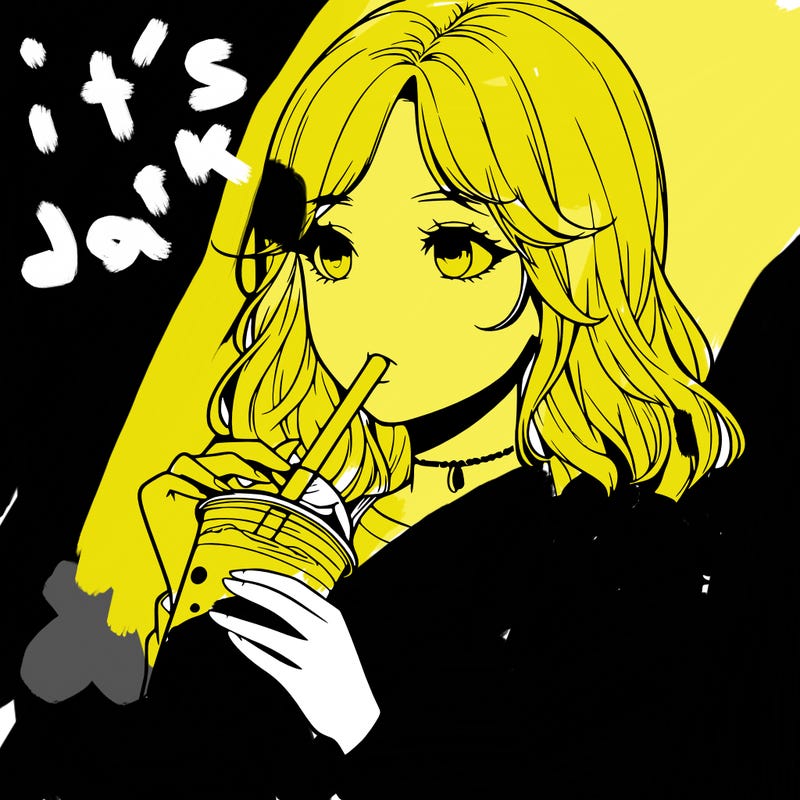 realistic girl drinking boba tea