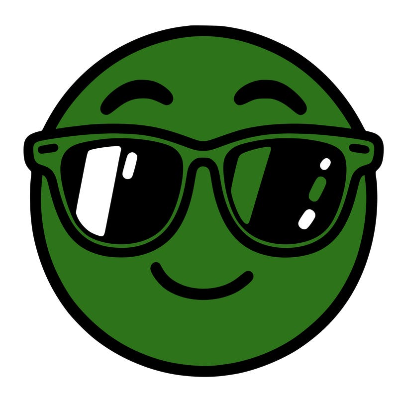emoji with sunglasses