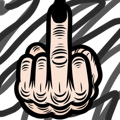 middle finger