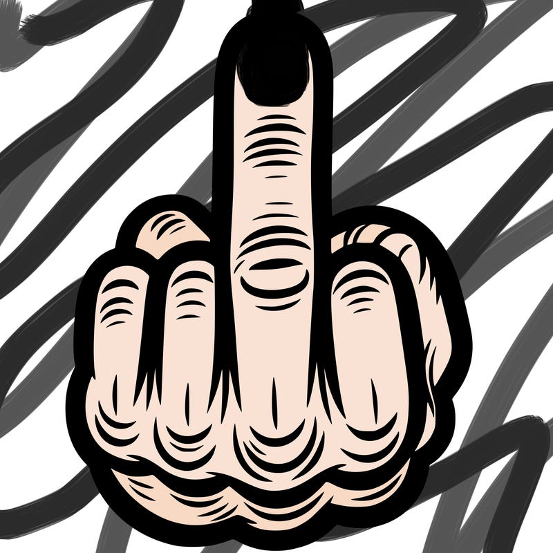 middle finger