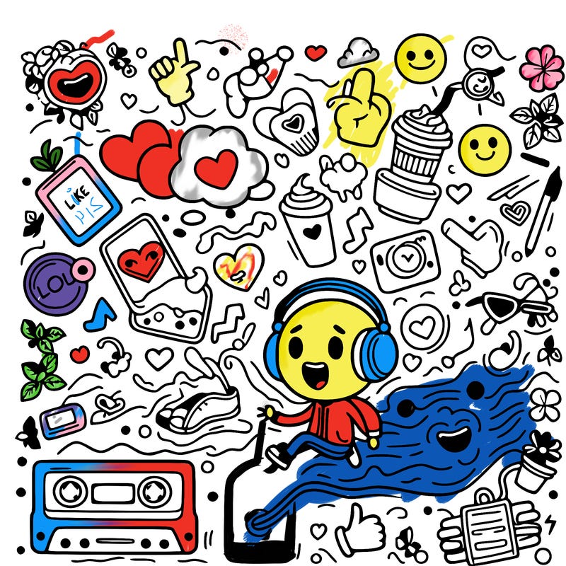 a drawing that will make you have a lot of likes