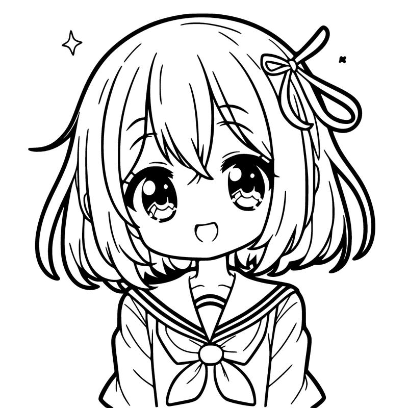cute girl anime