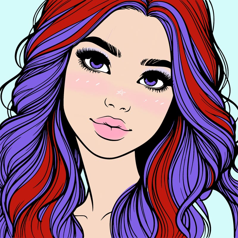 beautiful realistic girl