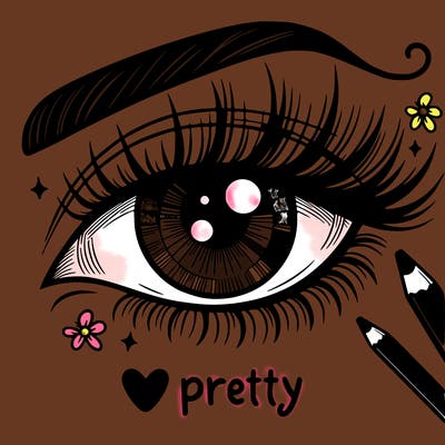 pretty eye
