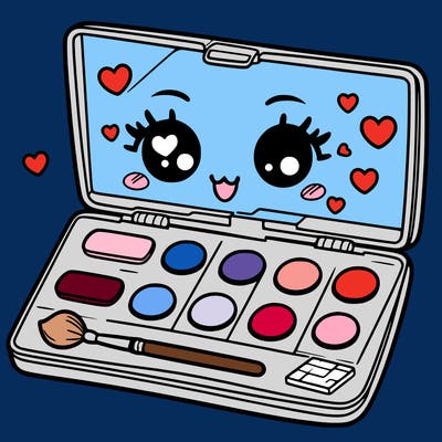 makeup pallet