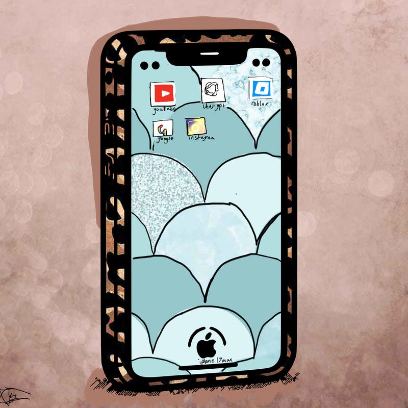 simple blank iphone