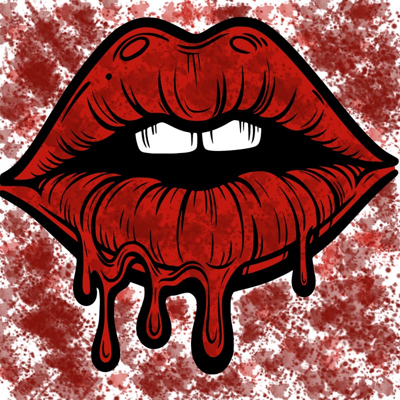 lips that look realistic and drip