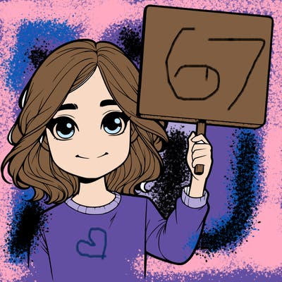 realistic girl holding up a sign