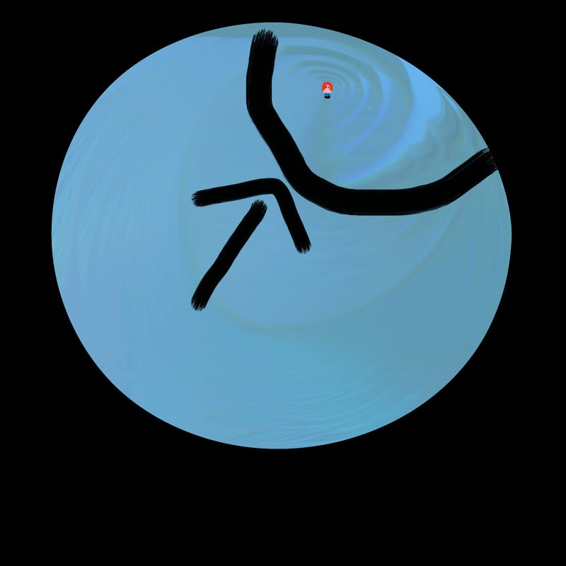 a plain circle with nothing else