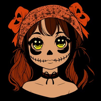 realistic girl halloween