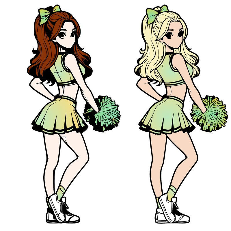 realistic cheerleader