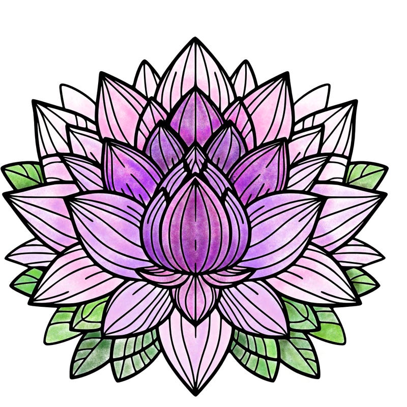 lotus flower mandala