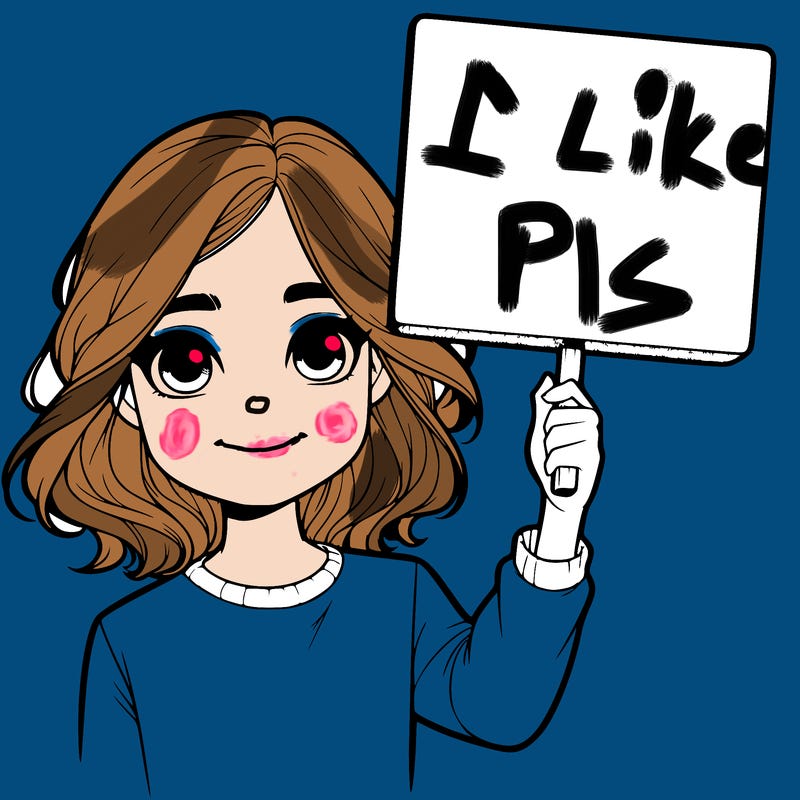 realistic girl holding up a sign