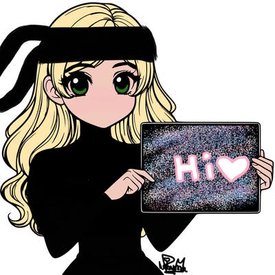 realistic pretty girl holding blank sign