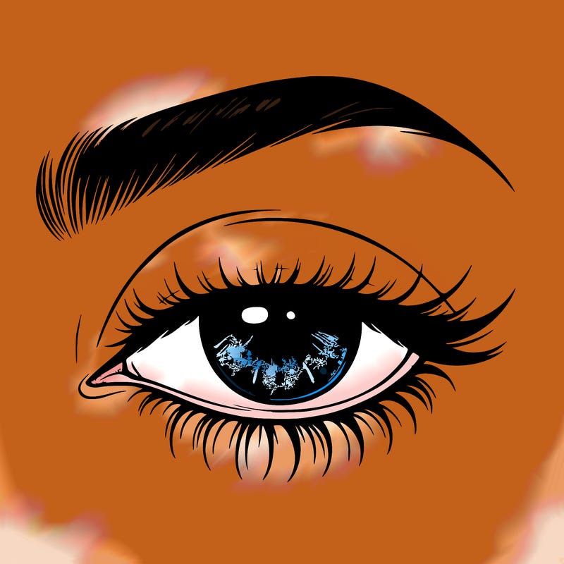 eye closed realistic