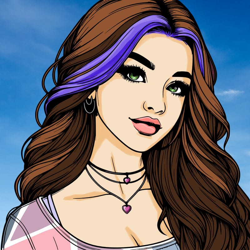 detailed realistic girl