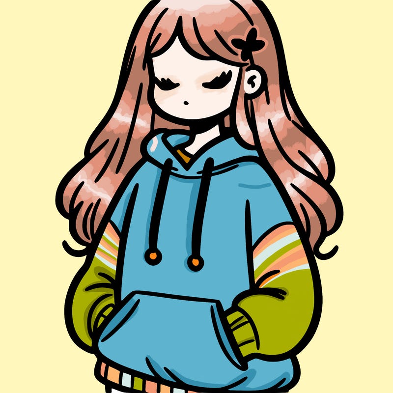 girl in sweatshirt