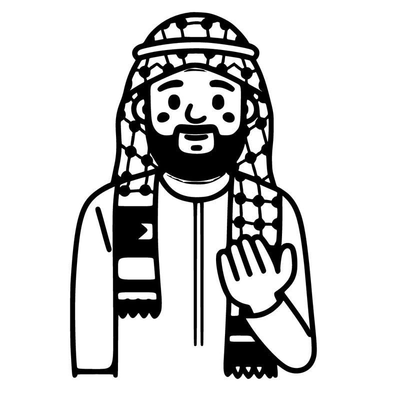 a palestinian  believer that’s arab
