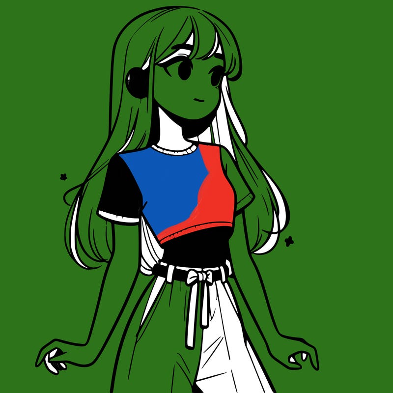 girl in a cute crop top