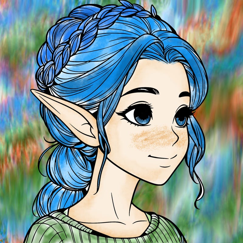 realistic girl elf