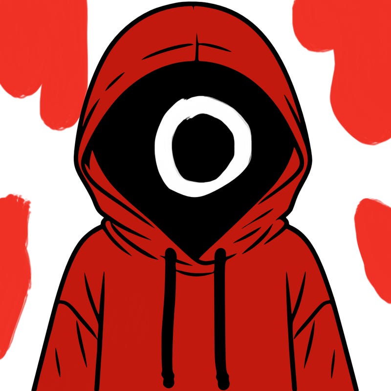 faceless girl in hoodie