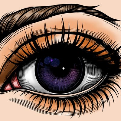 realistic eye