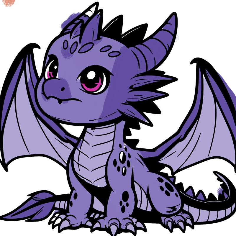 fierce baby night dragon