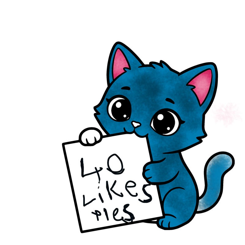 a small cat with a blank sheet of paper in its hand. the cat is sooooooo cute!