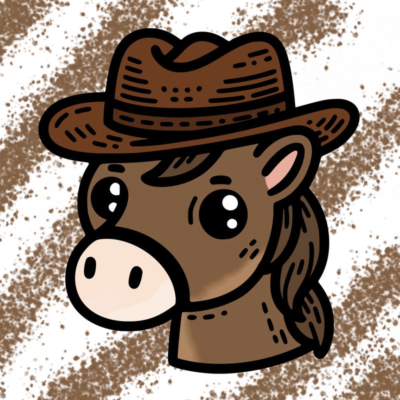 horse weer a hat