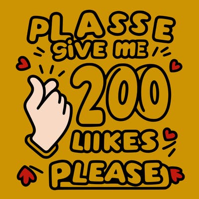 please give me to 200 likes please