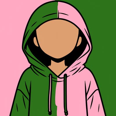 faceless girl in hoodie