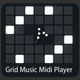 Grid Music Midi Player