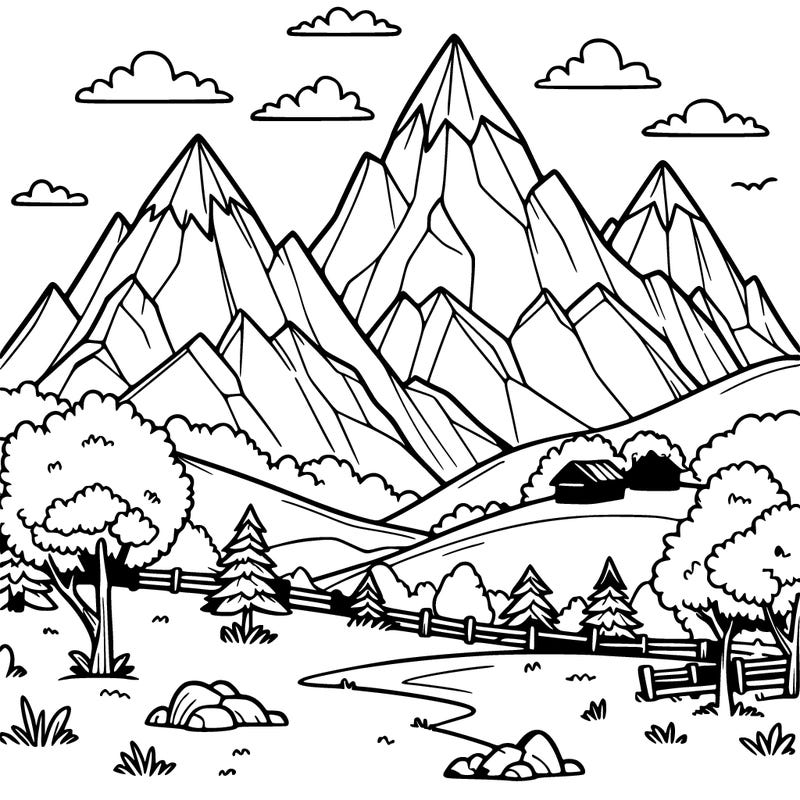 mountain scene
