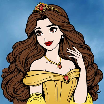 realistic disney princess