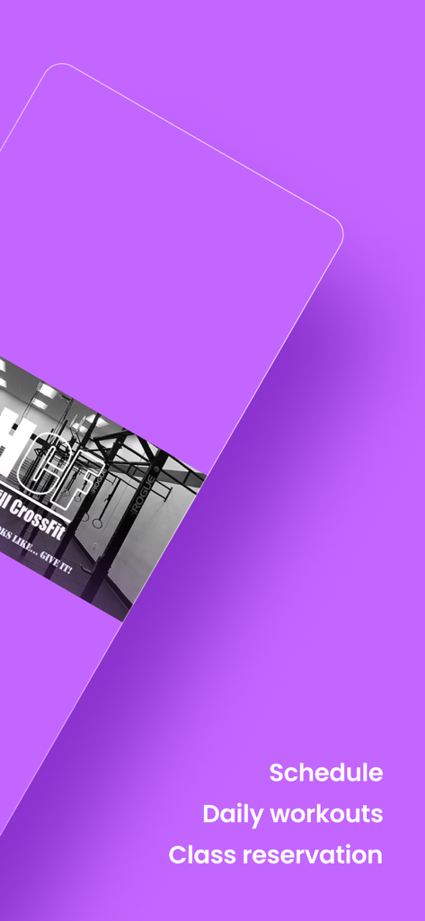 P60 mobile app features for class schedules and gym reservations