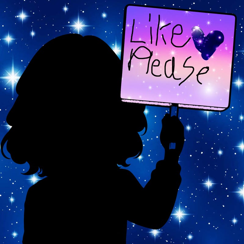 realistic girl holding up a sign