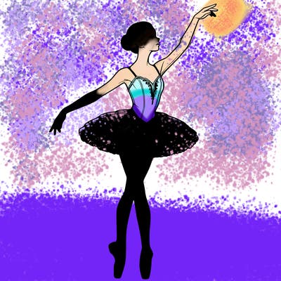realistic ballerina