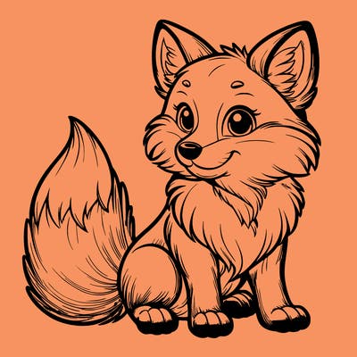 realistic fox