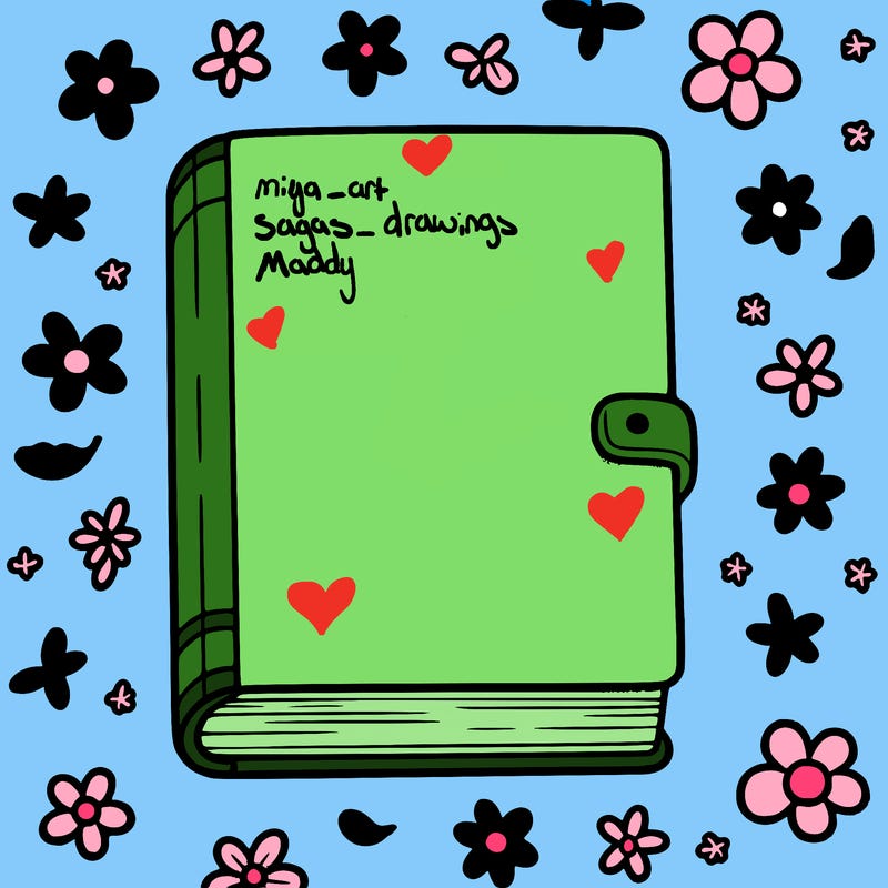 book with empty front cover