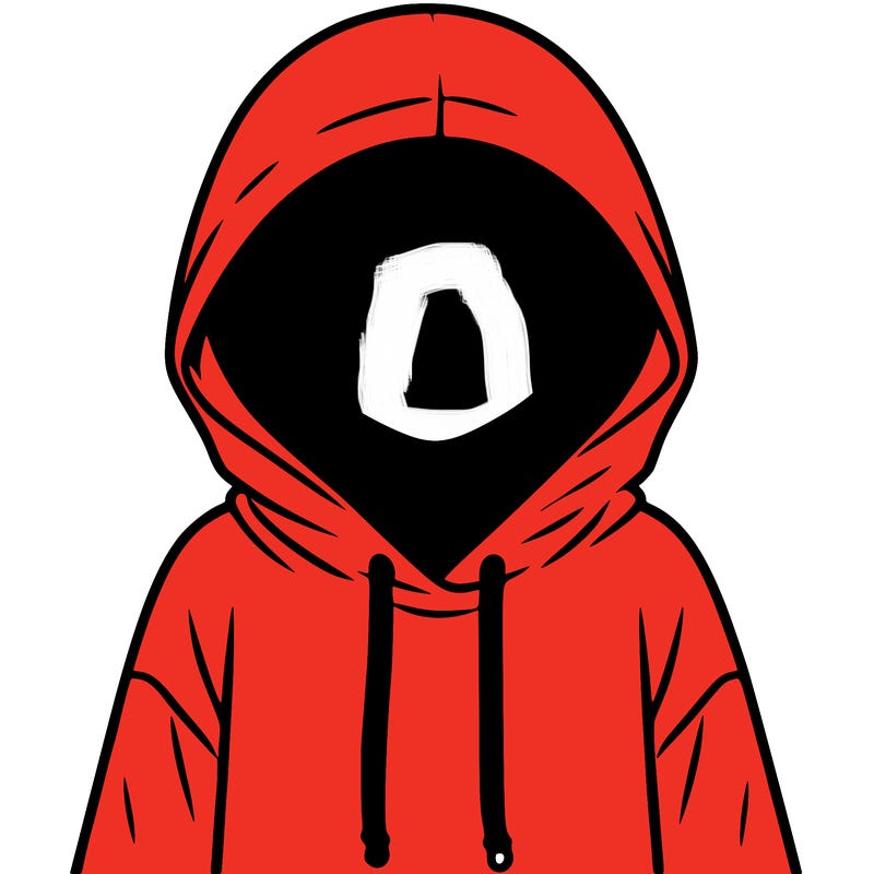 faceless girl in hoodie