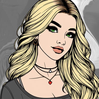 detailed realistic girl