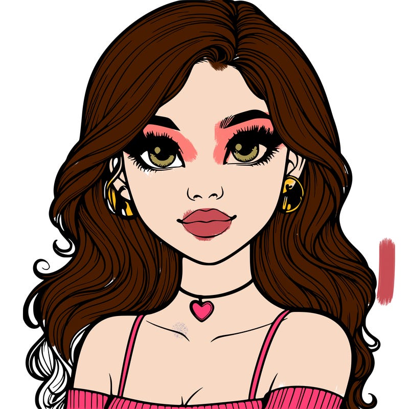 realistic pretty girl