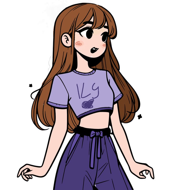 girl in a cute crop top