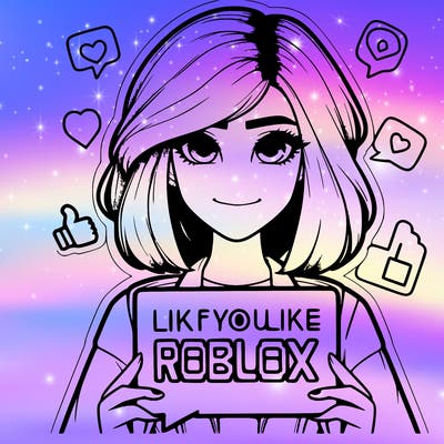 realistic girl saying like if you like roblox