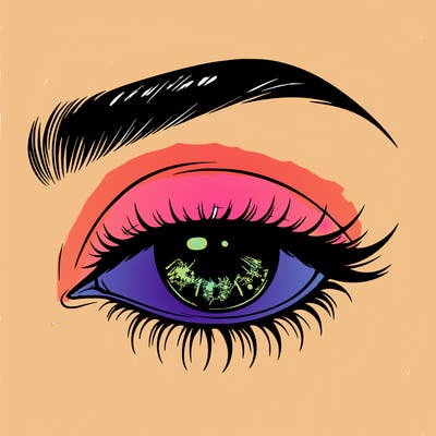 eye closed realistic