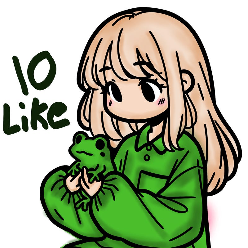 girl with long hair and a oversized shirt. and she is holding a frog