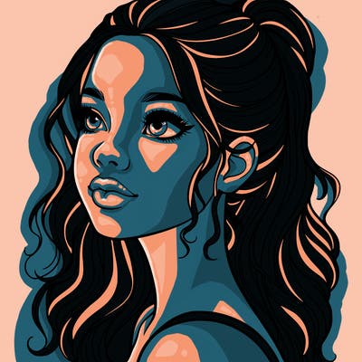 beautiful realistic girl