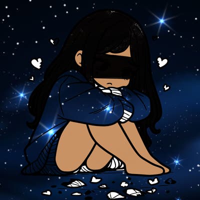 a girl after a breakup